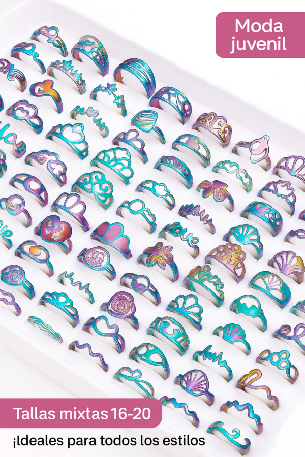 Anillos de Acero Inoxidable – Súper Oferta - Imagen de 4