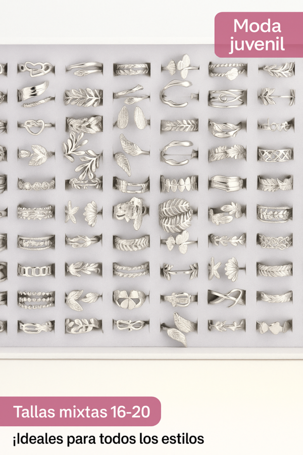 Anillos de Acero Inoxidable – Súper Oferta - Imagen de 5