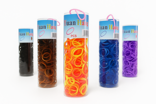 Liga Tubo para Cabello – Colores Surtidos