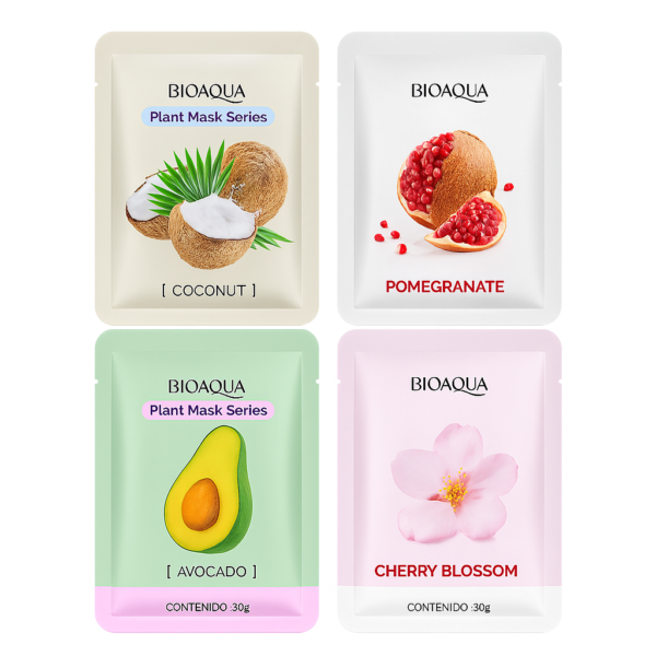 Mascarillas Faciales BIOAQUA – Hidratación y Nutrición en Cada Aplicación