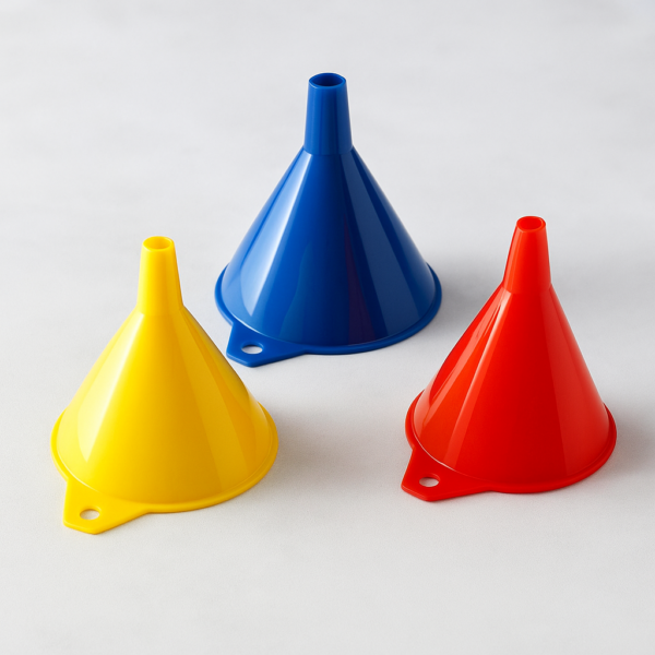 Embudo Plástico Chico – Colores Surtidos