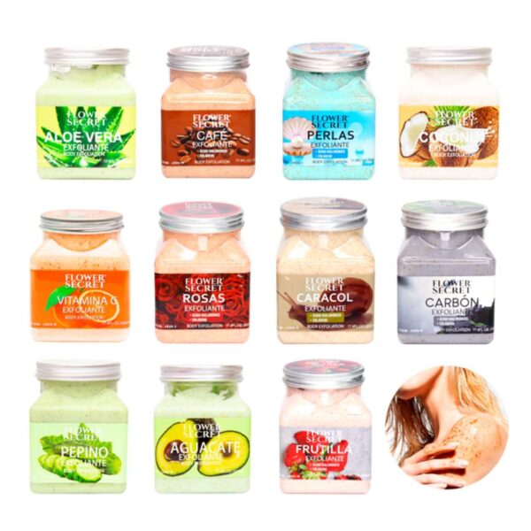 EXFOLIANTE PARA EL CUERPO FLOWER SECRET